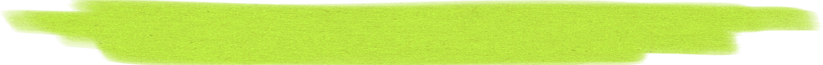 una línea desprolija verde flúo decorativa